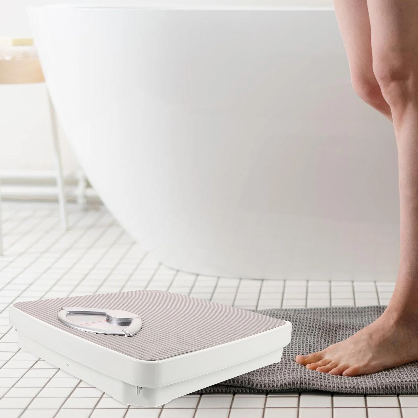 Scale for Body Weight Spring Bathroom Dial Mechanical Scales 2650X2650X450CM Home Grey Accurate 5