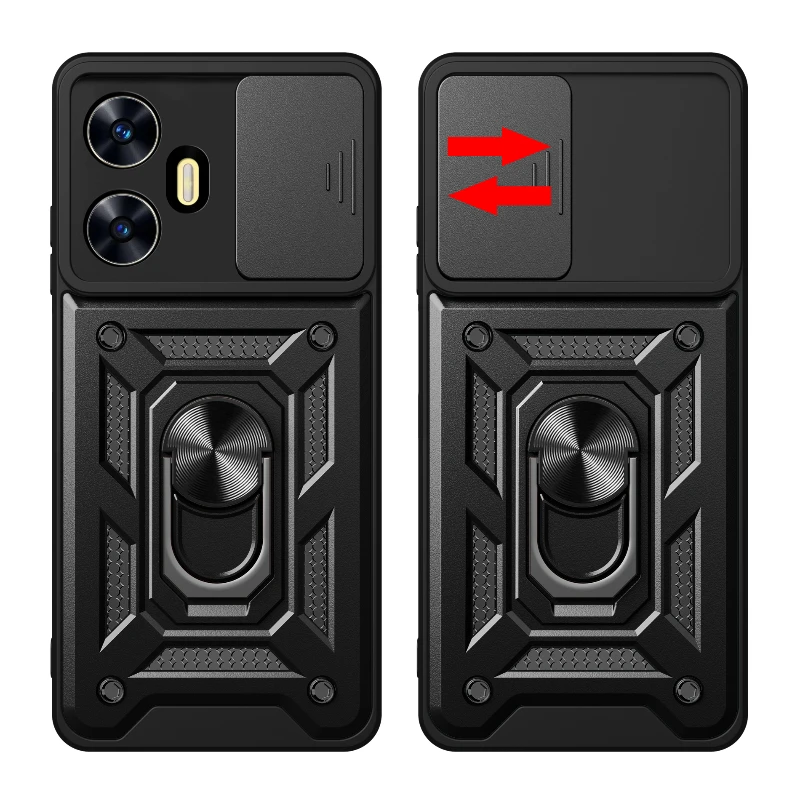 Heavy Duty 360° Kickstand Case with Camera Protection