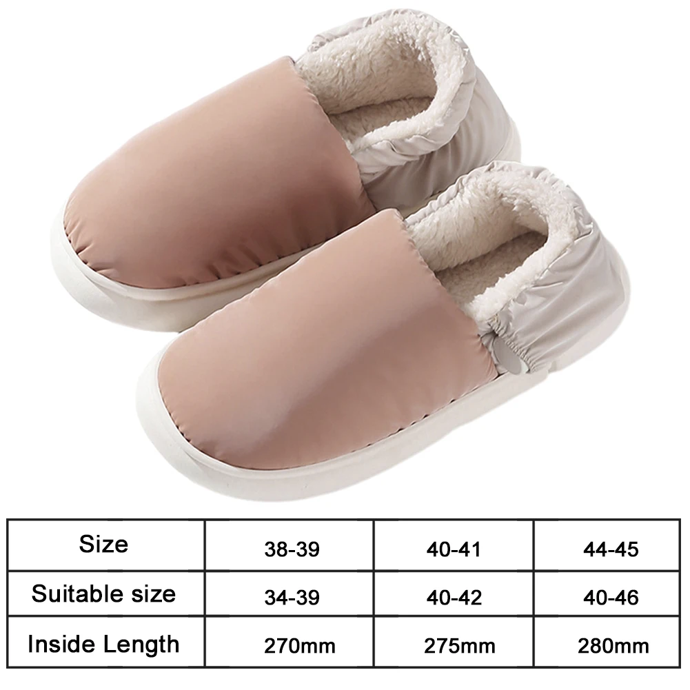 Unisex Rechargeable Foot Warmer with 3 Heating Levels USB Heated Slippers House Shoes Home Cotton Shoes for Winter 6