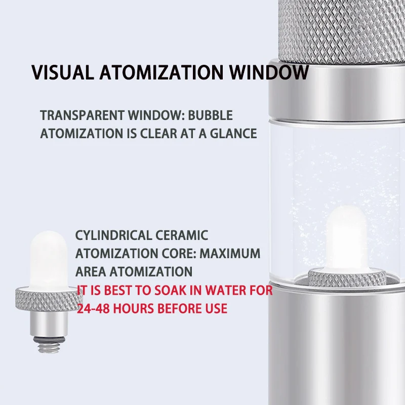 Aquarium CO2 Diffuser Observable Quick Insertion Anti Reflux CO2 External Nebulizer Fish Tank External CO2 Nebulizer Diffuser 4