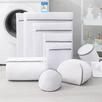 Mesh Laundry Bag Polyester Laundry Wash Bags Coarse Net Laundry Basket Laundry Bags for Washing Machines Mesh Bra Bag 1
