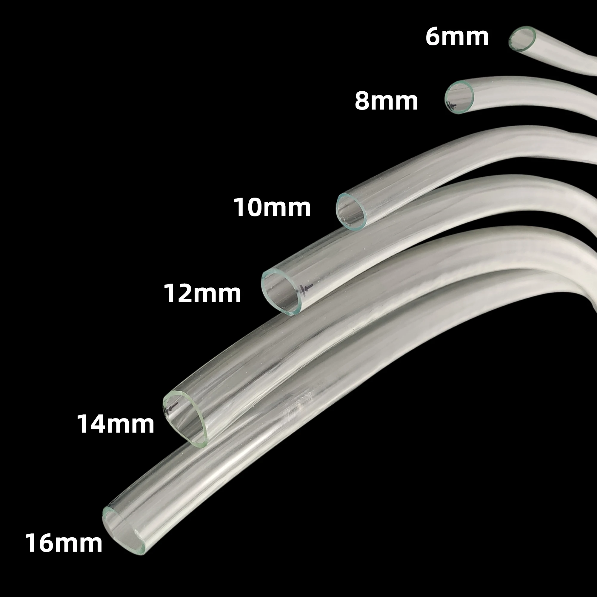 6/8/10/12/14/16mm Fish Tank Aquarium Hose for Water Pump Filter Accessories Tube Aquarium Cleaning Tool Garden Irrigation Hose