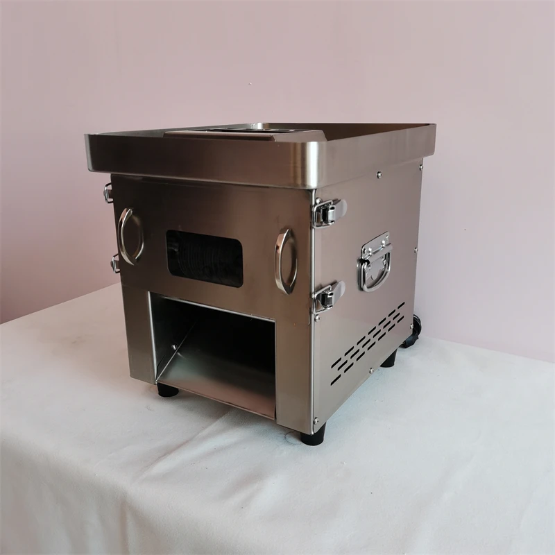 

Машина для резки мяса, экономичная настольная машина для резки овощей, маленькая Коммерческая электрическая зеркальная резка