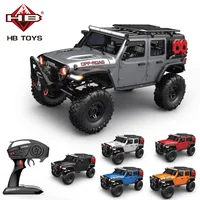 1/10 RC Car HB RTR R1011 Remote Control Vehicle 2.4G Full Proportional Rock Crawler LED Light 4WD Off-Road Climbing Truck Toys 1