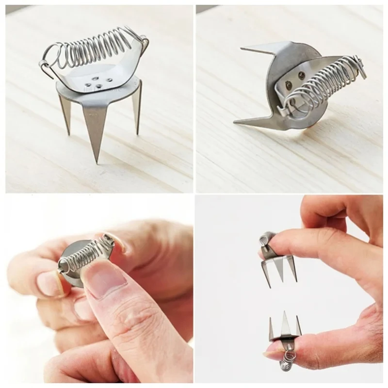 Pottery Glaze Tools Fingertip Dip Glaze Clip Stainless Steel Clip DIY Tea Cup Ceramic Coloring And Glazing Tool