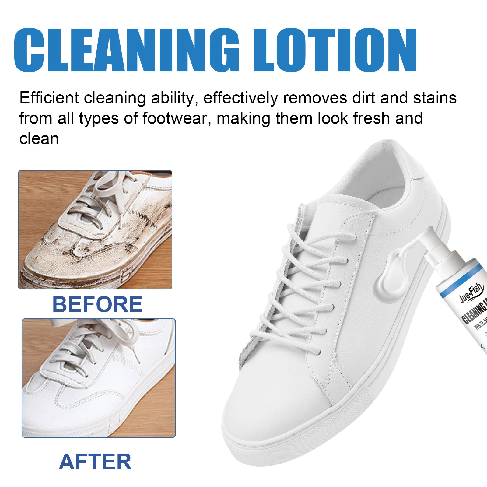 Shoes Cleaning Foam White Shoes Dirt Polish Cleaner Sneaker Yellow Whitening All Purpose Cleansing Canvas Shoes Cleaning Agent 5