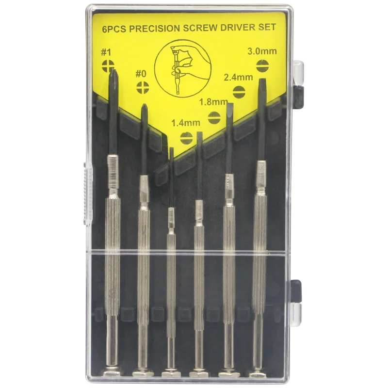 Riparazione Dell'Orologio Set Di Cacciaviti Micro Di Precisione Da 6 Pezzi