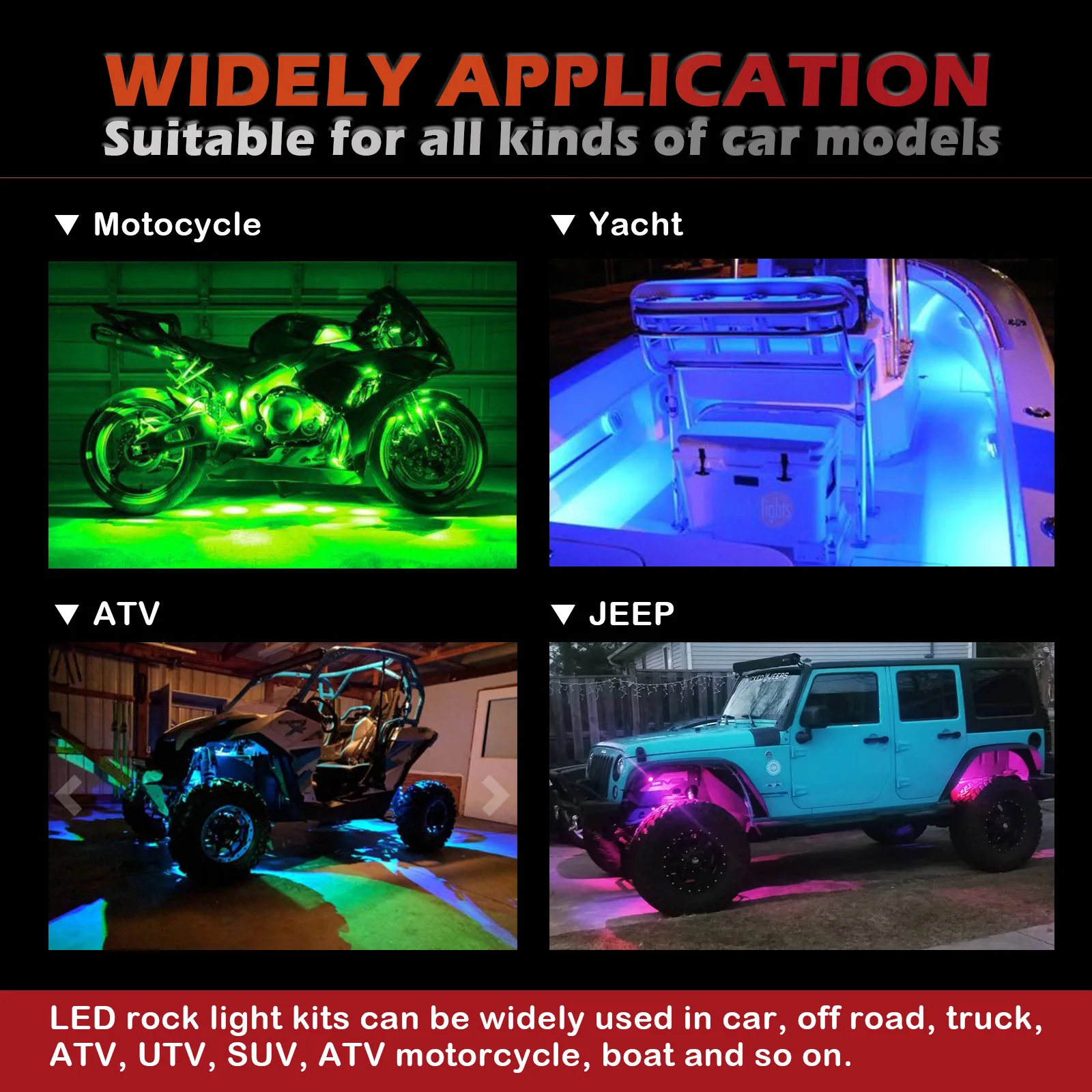 Dynamische Auto Underglow Licht Flexible Streifen Fließende LED Unterboden  APP Control Auto Neon RGB Dekorative Atmosphäre Lampe DIY Größe - AliExpress