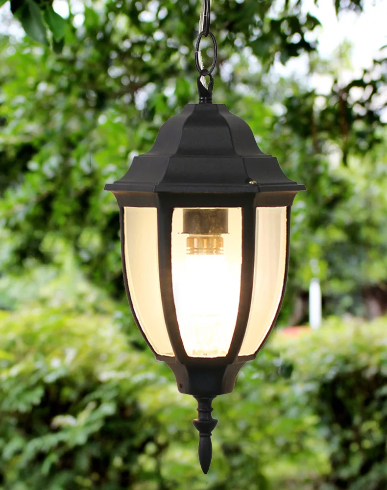European Retro Garden Outdoor Waterproof Chandelier Aisle/Corridor/Balcony Chandelier Courtyard Gazebo/Vine Rack Pendent Light