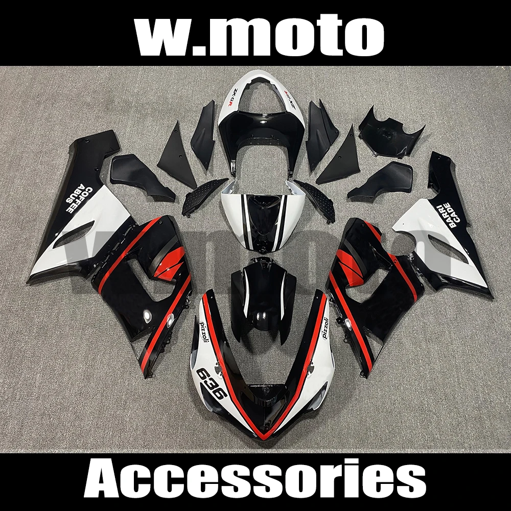 

New ABS Whole Motorcycle Injection Bodywork Accessories Black Fairings Kits For Ninja 636 ZX6R ZX-6R ZX 6R 2005 2006 shell