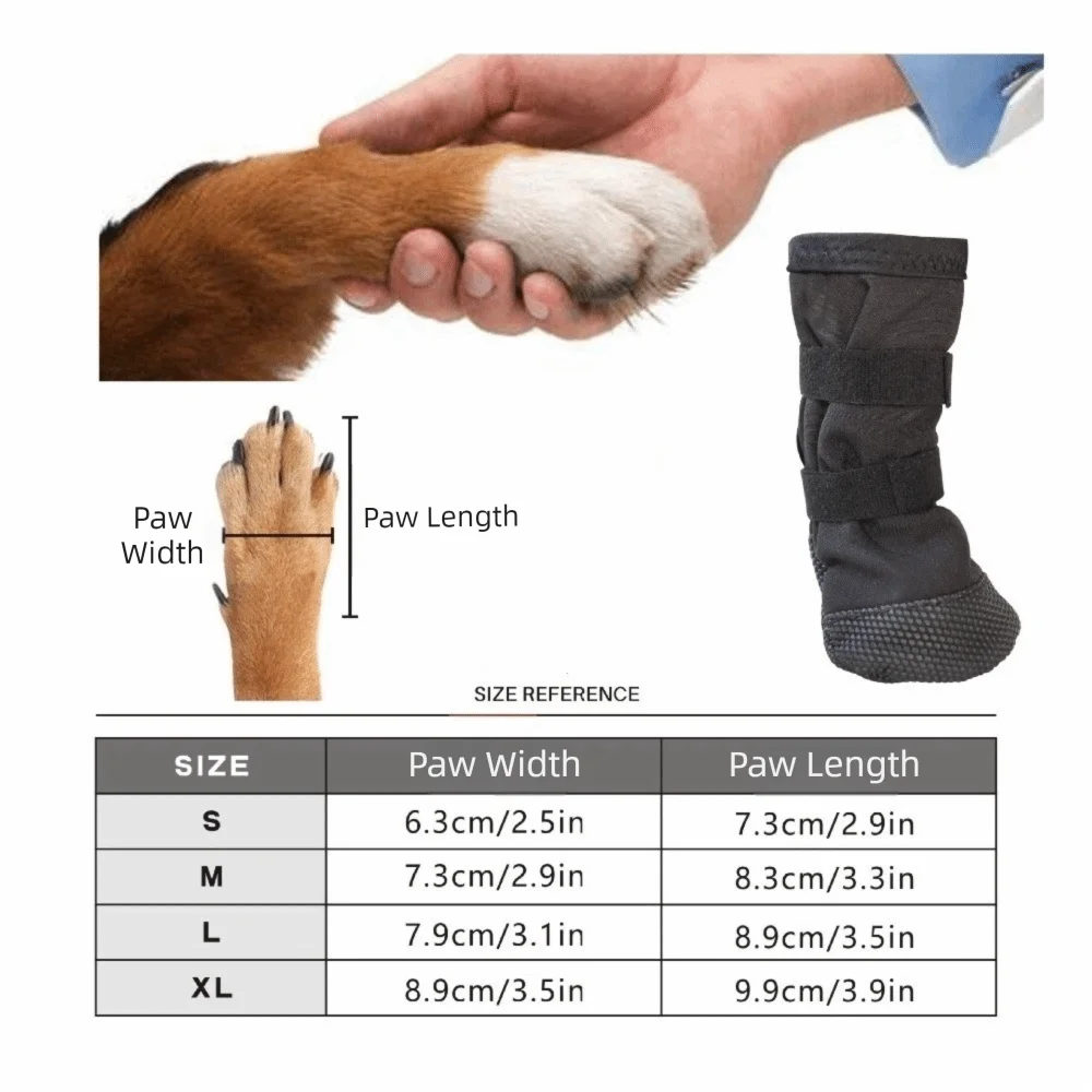 Waterproof Dog Paws Protective Cover Adjustable Anti-licking Dog Foot Cover Breathable Dog Shoes for Cats and Dogs