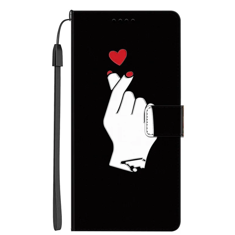 Leather Flip Case - Shockproof Magnetic Wallet Book Cover