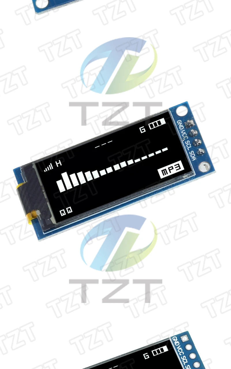 TZT 0,96 / 1,3 / 1,54 Zoll OLED-Display 64×128 LCD-Modul SH1107 SSD1312 SSD1317 4PIN 7PIN LCD 1,3 " OLED Vertikales Bildschirmmodul – Detail 11