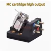 (A2) New MC dynamic cartridge 0.8mV (high output) cartridge needle LP black glue dynamic cartridge elliptical diamond tip 1