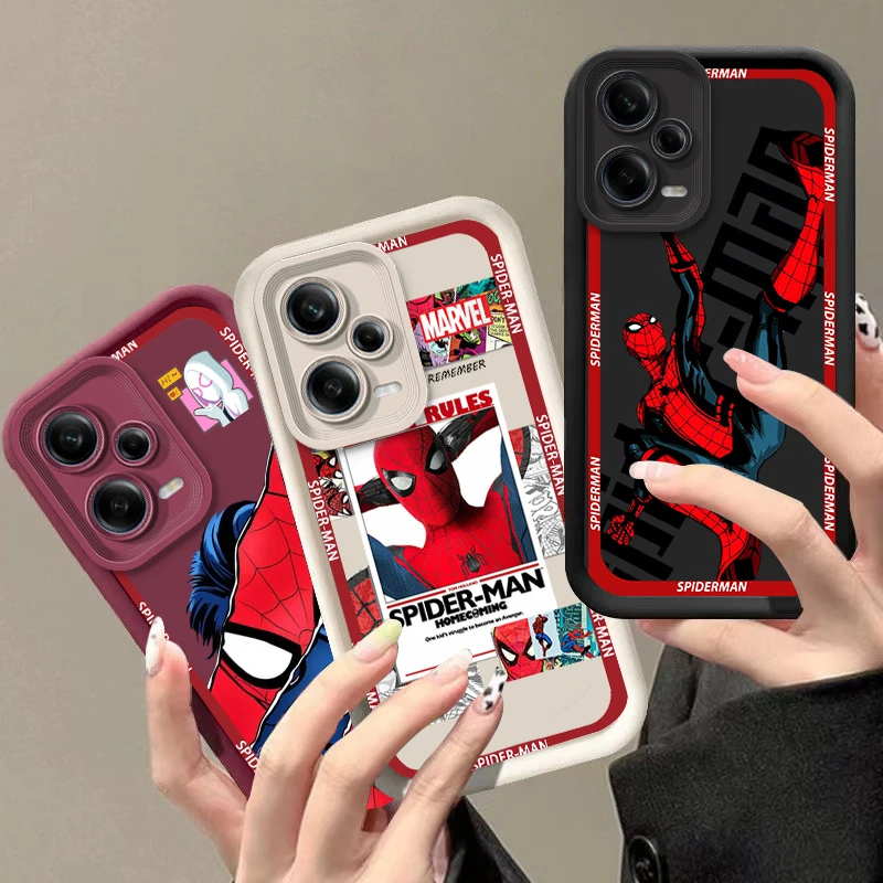 Avengers Art Cute For Redmi K50 K40 K30 K20 12C 10C 9C 9At 9A Ultra Pro Prime Eye Ladder Phone Case