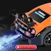 1/16 2.4G 4WD Drift RC Car Spray LED Light High Speed Remote Control Car Models Toys for Boy Kids Children Gifts 4