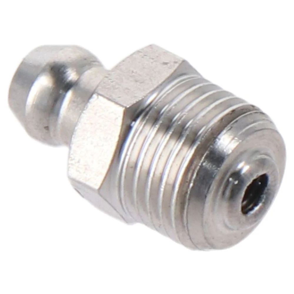 Straight Grease Fitting M6/M8/M10x1mm Hydraulic Grease Nipple Stainless Steel Zerk Fitting Nozzle for Mechanical Equipment 10Pcs stainless steel grease nipple