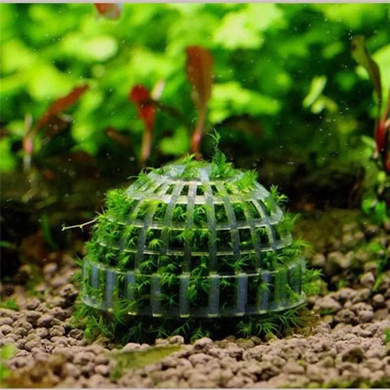 5cm Aquarium Grass Plant Model Natural Mineral Aquatic Bio Moss Ball Filter Mineral Balls Fish Tank Decor