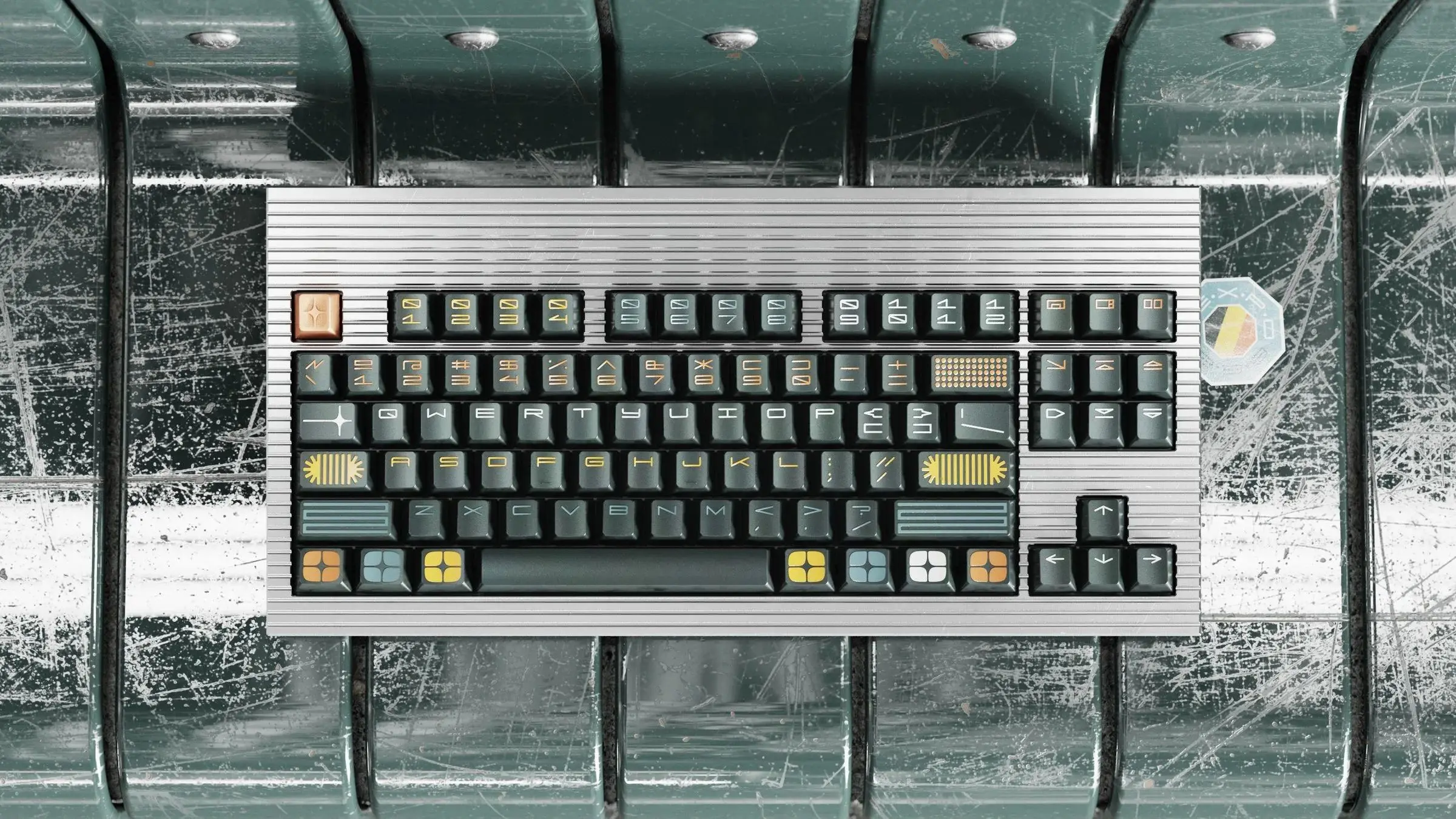 Gmk Cyl mv Expo Tema Pbt Grupo Criatividade Custom Keyboard Cap Cherry Profile Key Cap para Teclado Mecânico 65 75 80 - Imagem 5