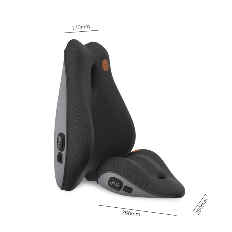 Kit De Coussin De Nuque Et De Soutien Lombaire Pour Voiture, Coussin Ergonomique En Mousse à Mémoire De Forme Pour Soutien Du Bas Du Dos, Appuie- Tête Cervical, Avec Sangle Réglable, Pour Chaise