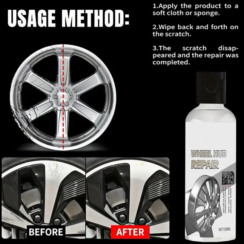 Car Wheel Cleaner Protectant Agent For Car Wheel Rim Cleaner Convenient Tire And Care Wash Detailing Agent For