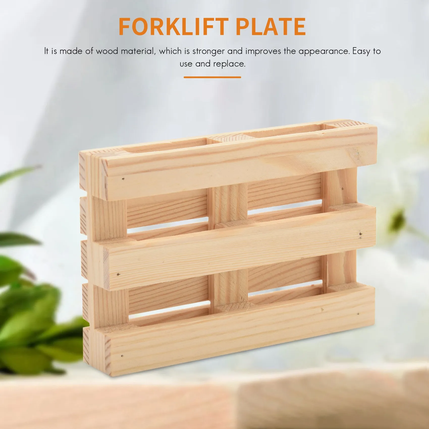 2PCS 120X80mm Wooden Pallet Decoration 1/10 RC Crawler Car Axial SCX10 90046 TRX4 Redcat