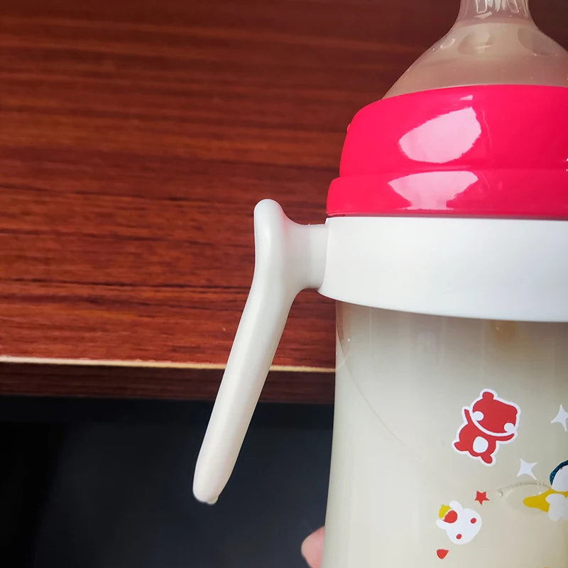 2 Nipple Baby Feeding Bottle With Bling Pacifier 8oz Wide Mouth Newborn Nursing Bottle BPA Free Portable Baby Bottles