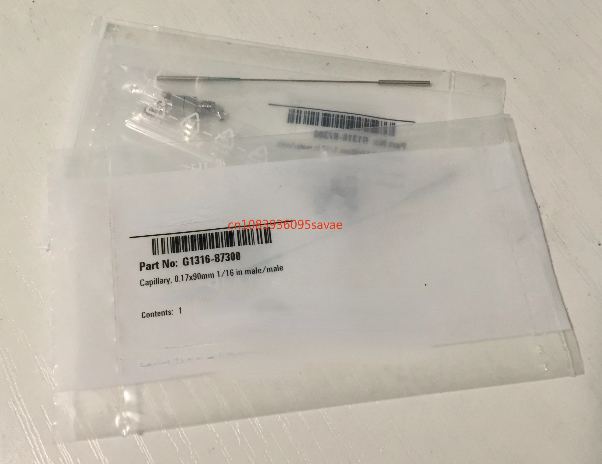 

Original connection line 90mm connector 0.17 capillary detector G1316-87300