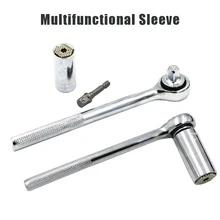 

3pcs Manual Electric Universal Magic Sleeve Wrench 7~19mm Range of Special-shaped Screw Removal Chromium Vanadium Steel