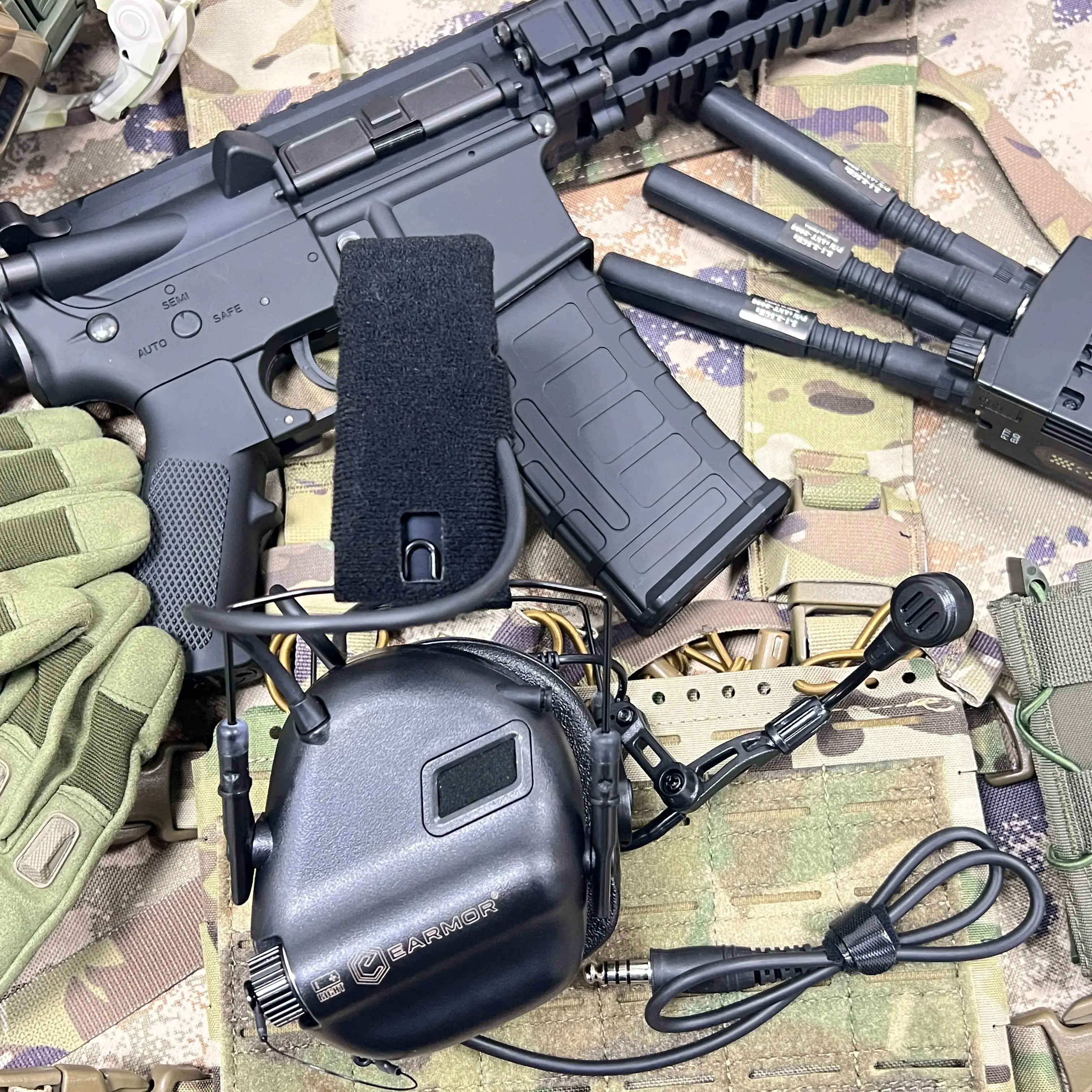 Opsmen-戦術的なヘッドセット,M32-Mark3,milpro標準,聴覚保護