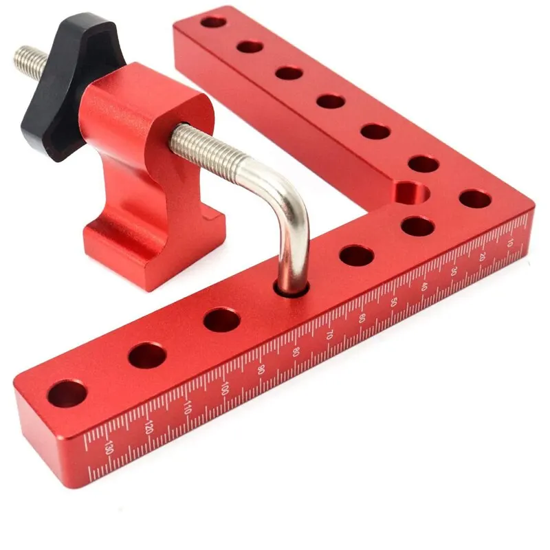 

Aluminum 90°Positioning Squares L-Type Corner Clamp Right Angle Clamps for Frame Cabinets Drawers Fixing Clips Tools Woodworking