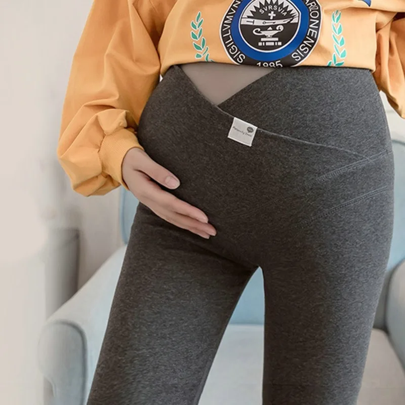 V Low Waist Belly Cotton Maternity Legging Spring Casual Skinny Pants Clothes for Pregnant Women Autumn Pregnancy aerie leggings