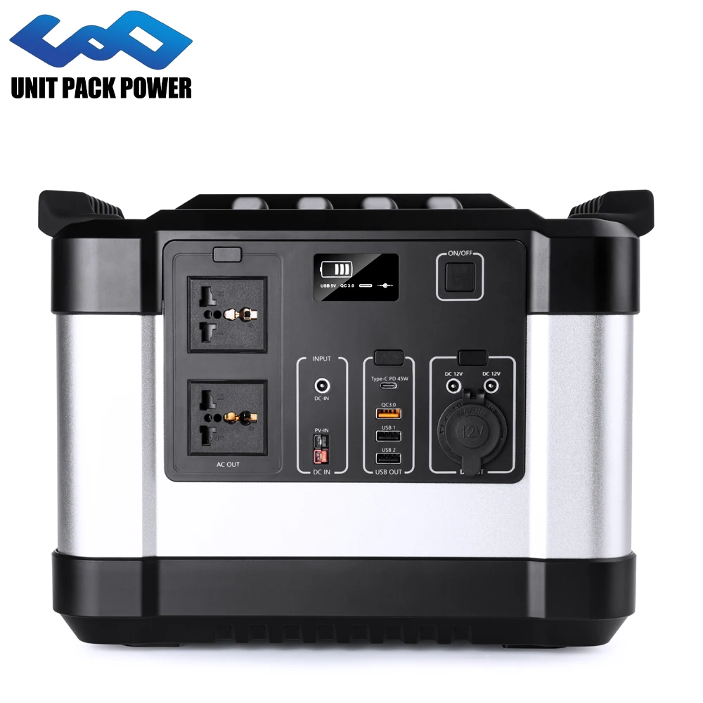 

1000W 12V 220V Solar Panel supply 300Ah 1500W Rechargeable Backup Generator 2000W Power Bank 1000Watt Portable Power Station