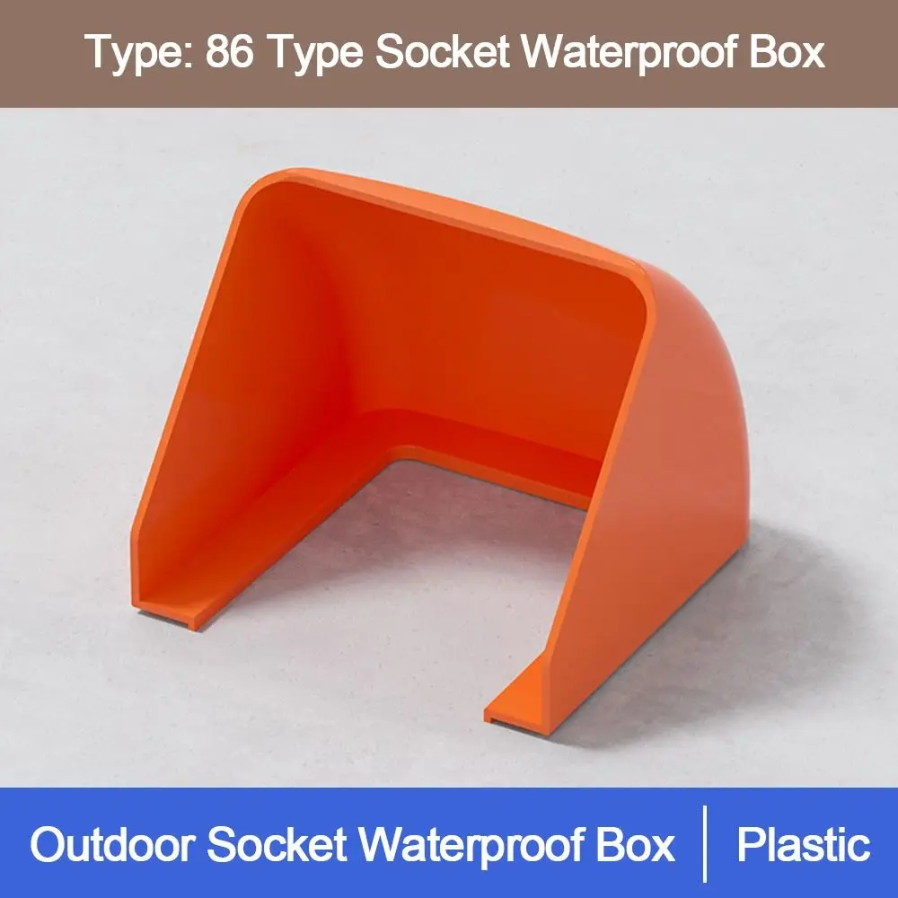 Description Picture 5 of item86 Type Switch Protective Cover Outdoor Socket Waterproof Box Bathroom Power Outlet Supply Rainproof Cover Box Protection Socket