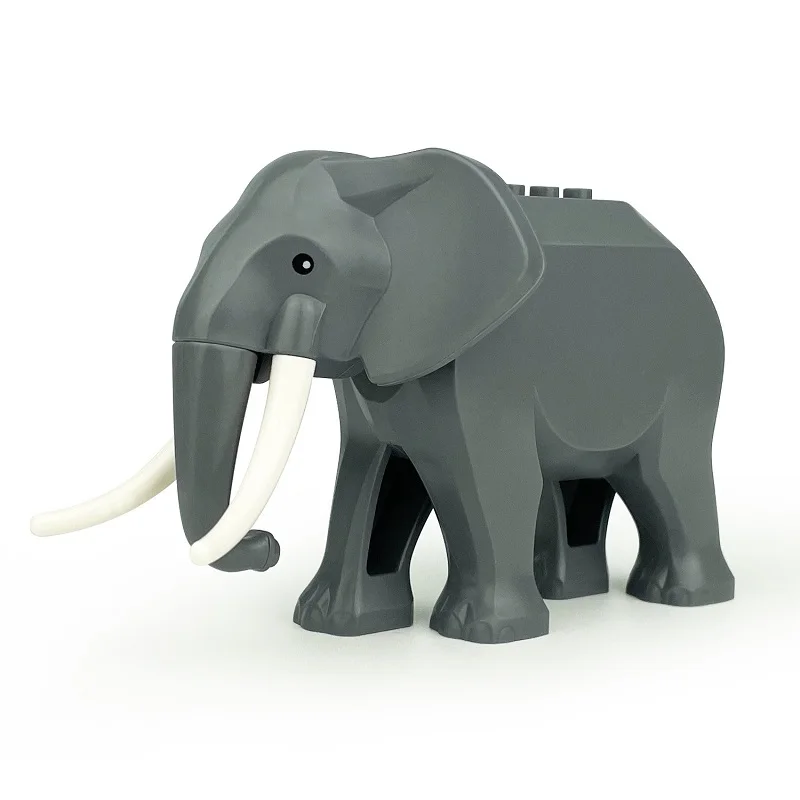 Safari Animal Building Block Figures - Educational Mini Toys & Gifts