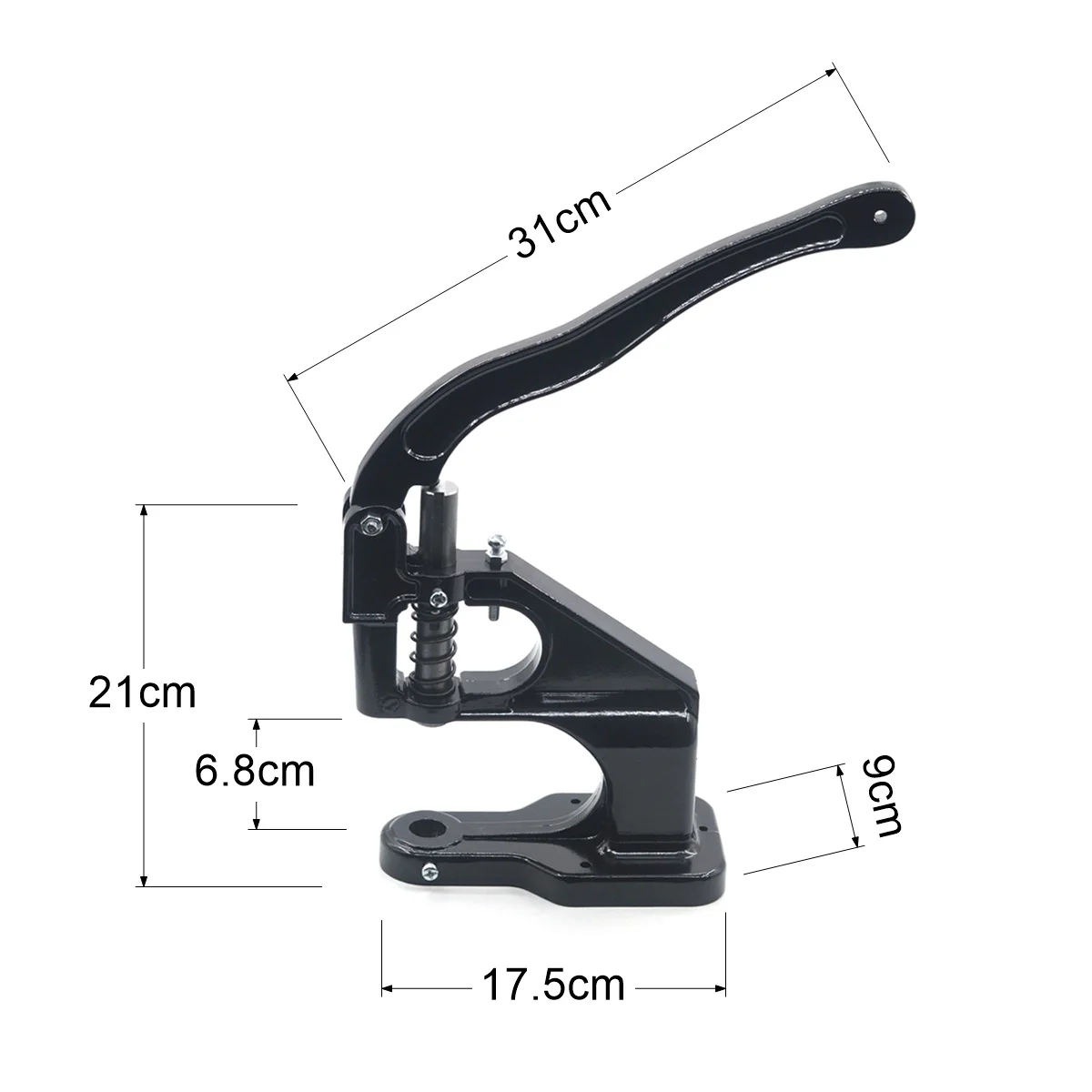 Pinza Per Occhielli Magnetica, Con 100 Occhielli Da 10,5 Mm, Kit Pinza Per Occhielli Per Teloni Per Poster Teloni Striscioni In Pvc 89669886