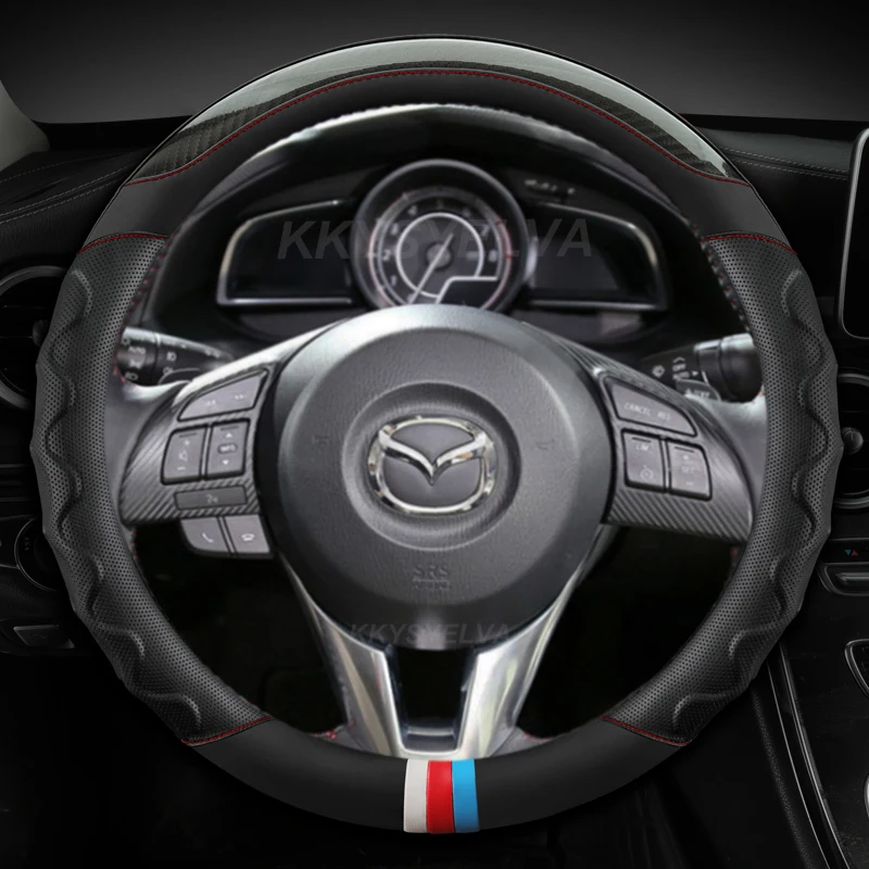 

Штатив из углеродного волокна диаметром 38 см для Mazda 2, 3, Axela 2013-2016, Mazda 6 Atenza 2014-2017, CX5 2017, 2018, автомобильные аксессуары