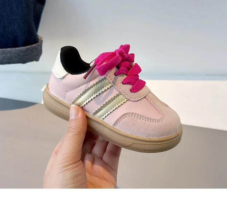 PU-Leder-Sneaker für Kinder, wasserdicht, trendige modische Kinderschuhe, rutschfeste Sportschuhe für Kinder – Detail 8