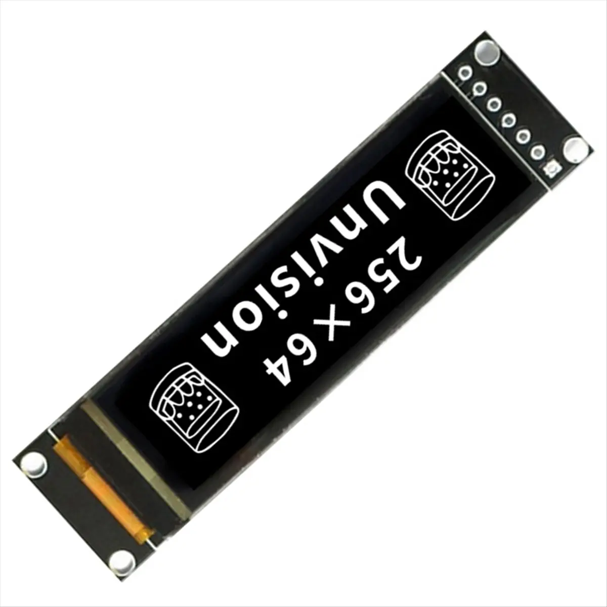 58R 전자 액세서리, 2.08인치 OLED 디스플레이 모듈 256x64 도트 매트릭스 SH1122 드라이버(검은색)