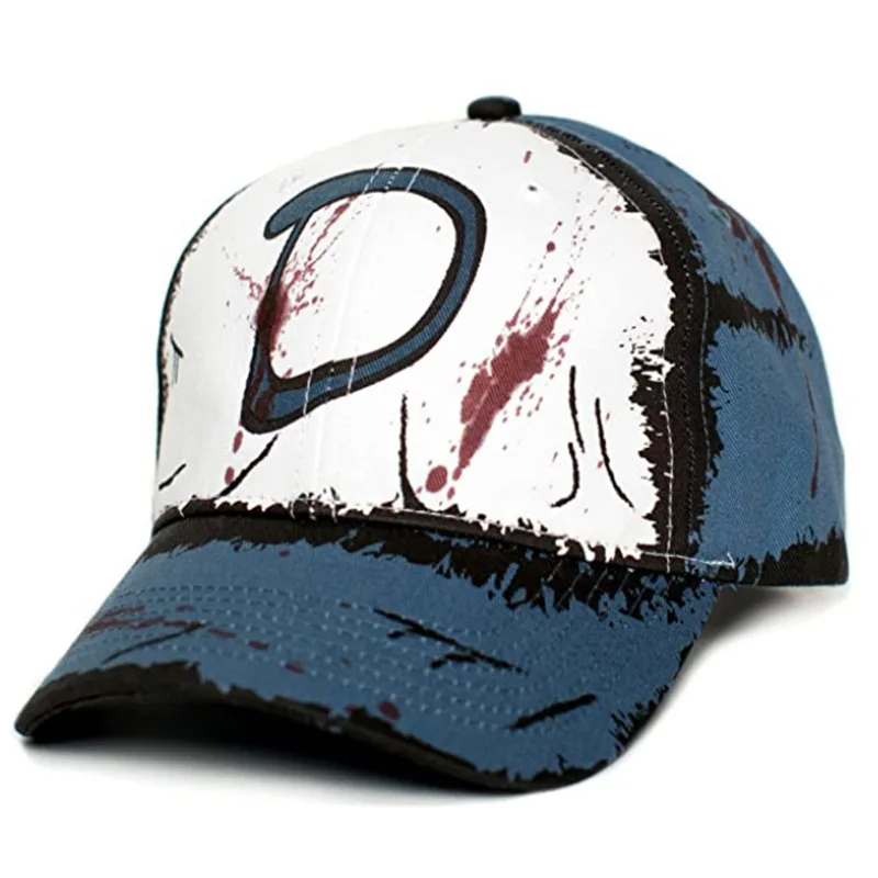 Anime Game Clementine Cosplay Hat Truck Driver Baseball Cap Letter Embroidery Hip-Hop Caps Adjustable Sun Hats Gift Baseball Caps Cosplay Hat Baseball Hat
