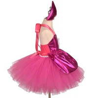 Robes Tutu princesse Rosy pour filles, longueur aux genoux, lettre B, pour fête d'anniversaire, Halloween, Costumes de noël, Margot Robbie Cosplay 4