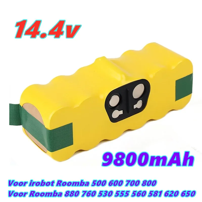 Ersatz 9800Mah Ni-Mh Akku Fur Irobot Roomba 500 600 700 800 536 555 560 580 620 630 650 760 770 780 790