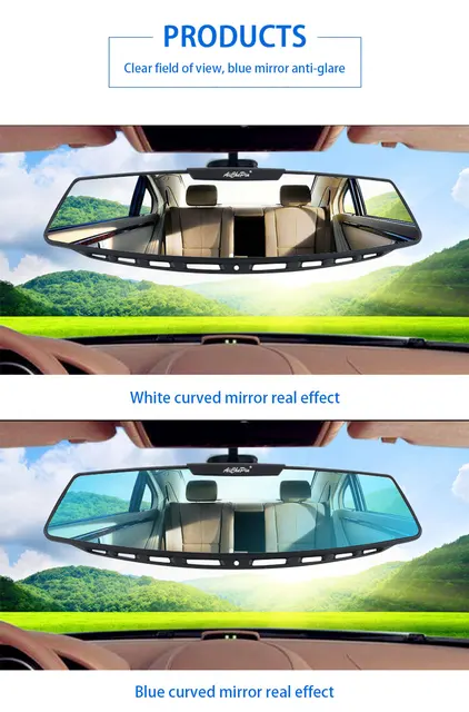 Specchietto Retrovisore Auto Panoramico 299x90mm - Grandangolare Per Bambini E Sicurezza - Foto 14