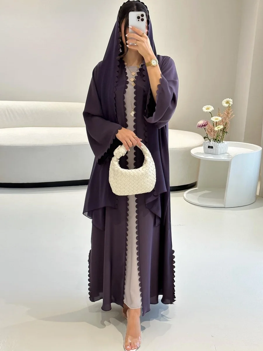 سيسكاكيا دبي عباية عباية أنيقة مفتوحة الحجاب تتضمن...