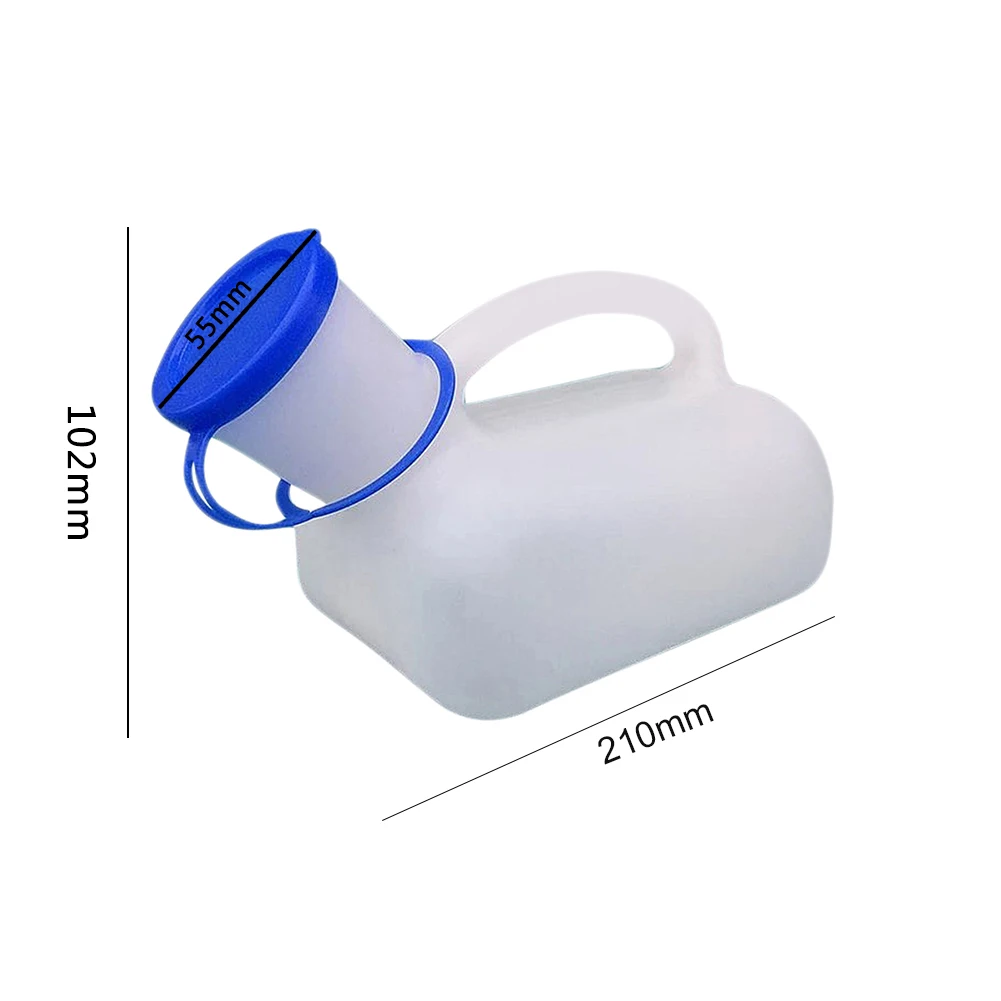 Hot Sale 1000ML Portable Urinal Plastic Mobile Toilet Car Travel Journeys Camping Boats Urinal Outdoor Supllies For Unisex