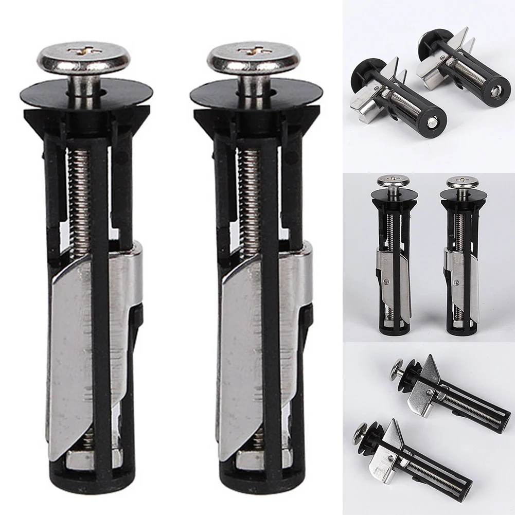 2PCS Water Tank Bolt Set Stainless Steel Toilet Lid Fixing Parts Toilet Cover Smart Seat Screws Top Expansion Mounting Bolts toilet cover fittings screws toilet lid cover connectors bolts accessories toilet seat mounting bathroom hardware bath fixturers