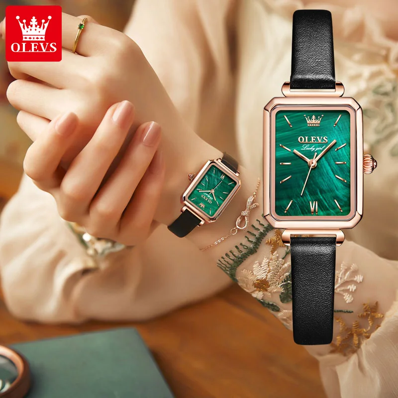 ساعة معصم نسائية مضيئة مقاومة للماء ، ساعات كوارتز...