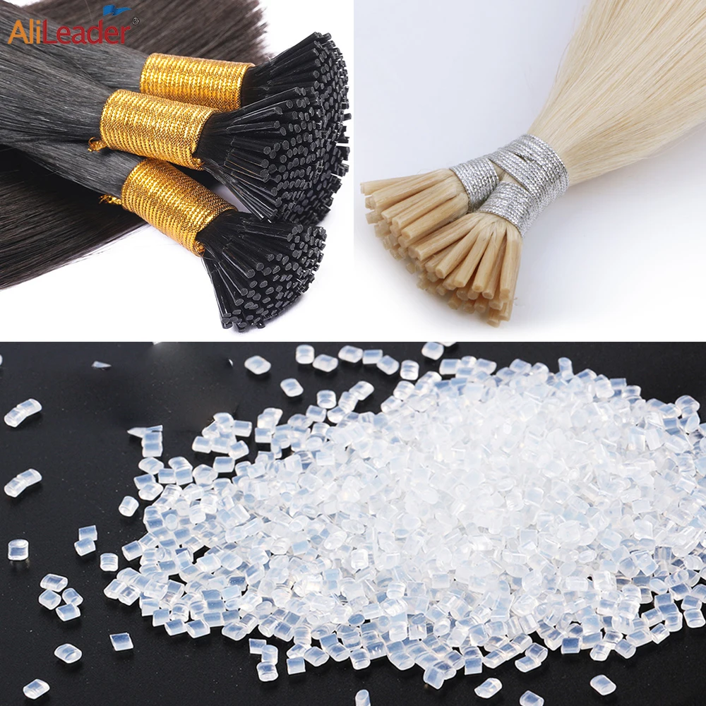 Good Quality Italian Keratin for Hair Extensions Professional Hair Extension Accessories White Keratin Granulator
