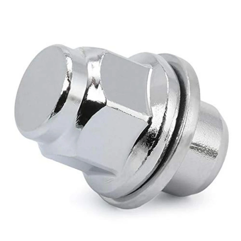 Car Wheel Lug Nut 4pcs 12x1.5mm, Silver Wheel Nuts Fits for 1999 2011