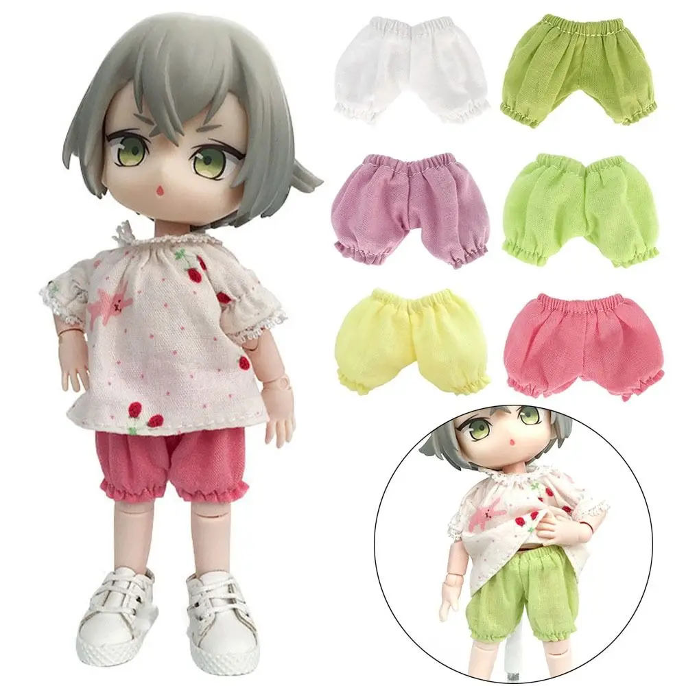 

Хлопковый материал, игрушки для кукол «сделай сам», модные шорты, одежда, Хлопковые Штаны для кукол, украшение для кукольного домика, Одежда для кукол, аксессуары